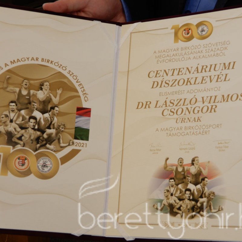 100 éves a Magyar Bírkózó Szövetség 13